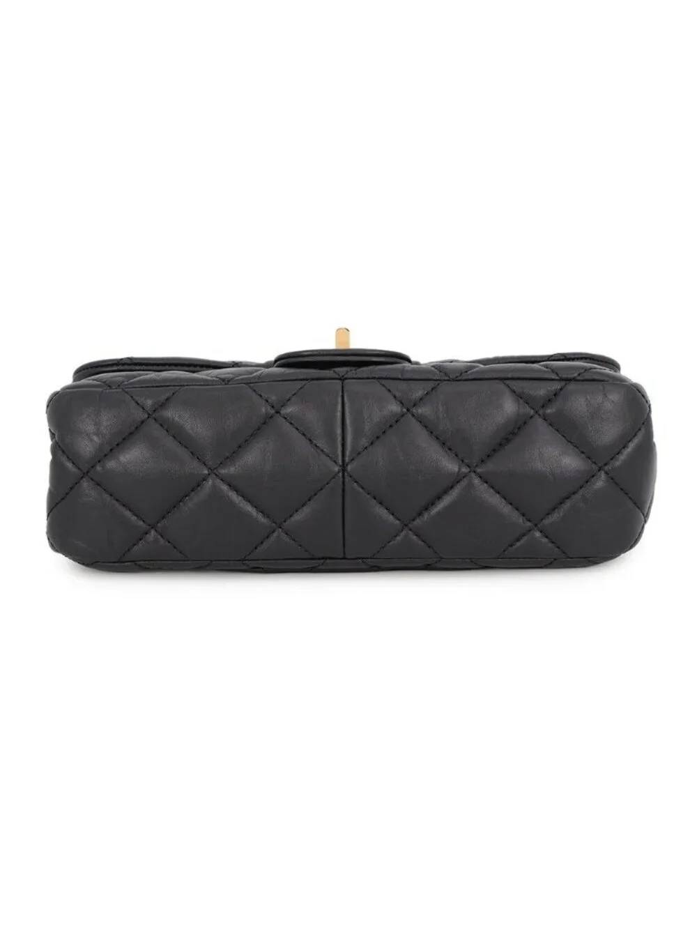 Chanel Chain Shoulder Bag Quilted CC Logo 2.55 Reissue Lambskin Black Limited
